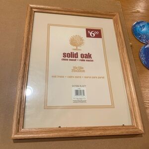 Intercraft solid oak wall picture frame